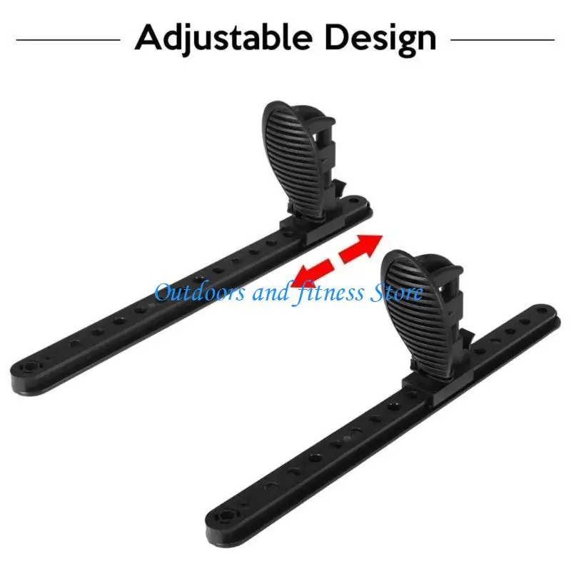 

H053 Adjustable Kayaks Pedal Foot Brace Nylon Kayaks Footbrace Pedal Kayaks Foot Peg Replacement Foot Controlling Systems