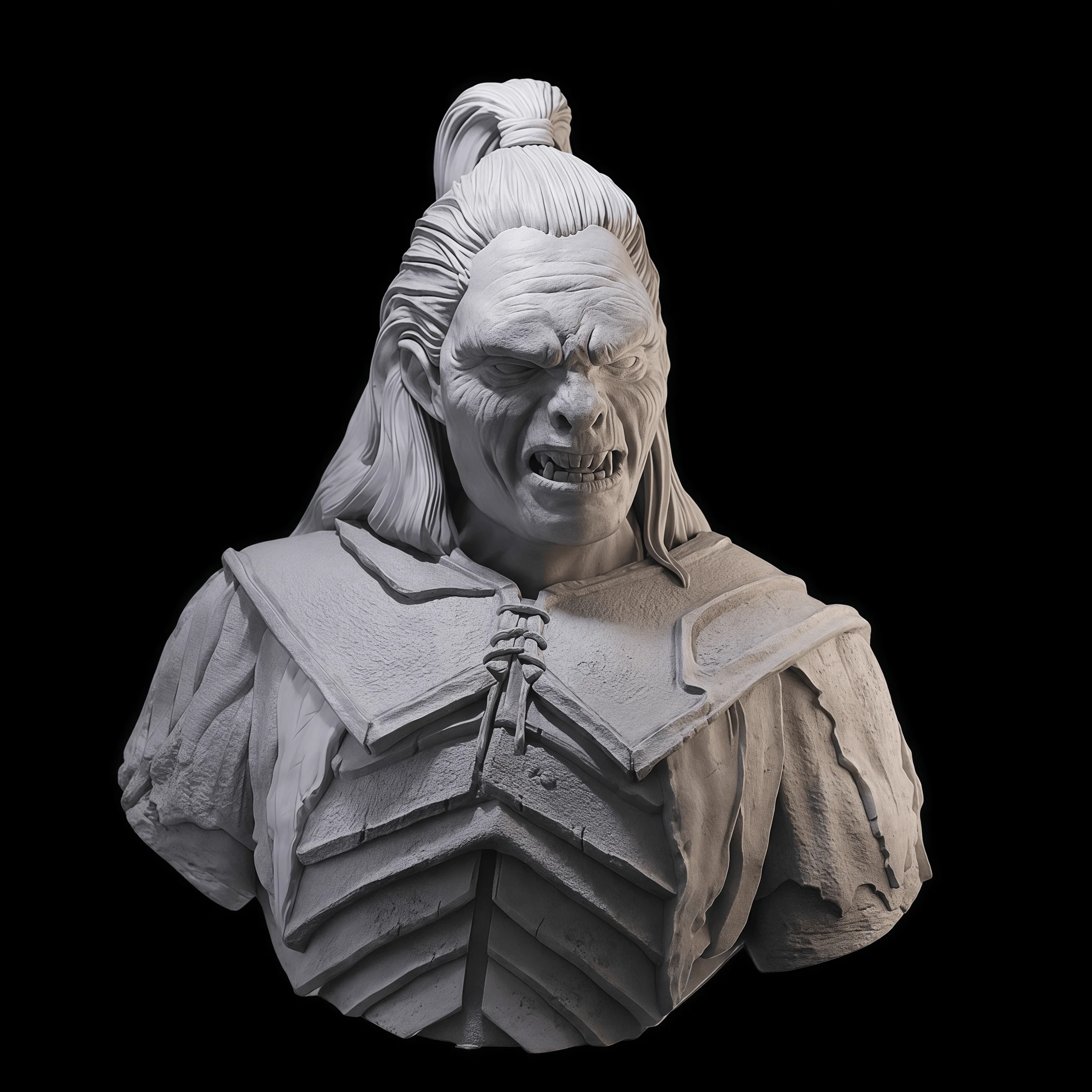 

1/10 Cast Resin Model Assembly Kit, GK， Resin Half Body Bust, Unpainted Needs To Be Assembled
