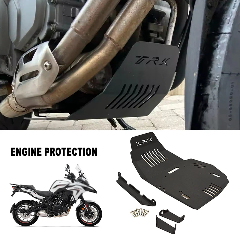 

Accessorie For Benelli TRK 502X JINPENG 502 TRK502X TRK502 2019-2023 Motorcycle Skid Plate Engine Guard Chassis Protection Cover