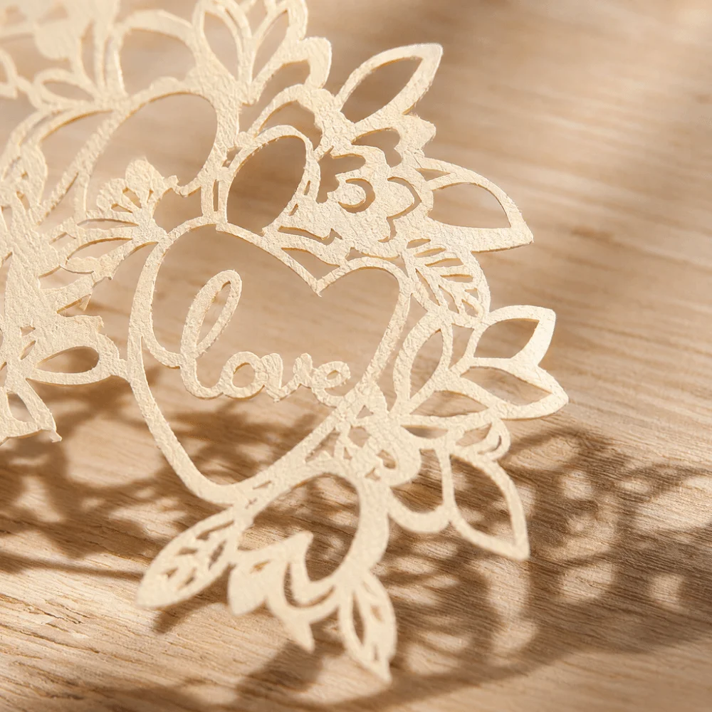 10pcs/Pack Vintage Lace Paper Hollow Out Texture Cutout Design Craft Paper Pack Butterfly Shape DIY Handmade