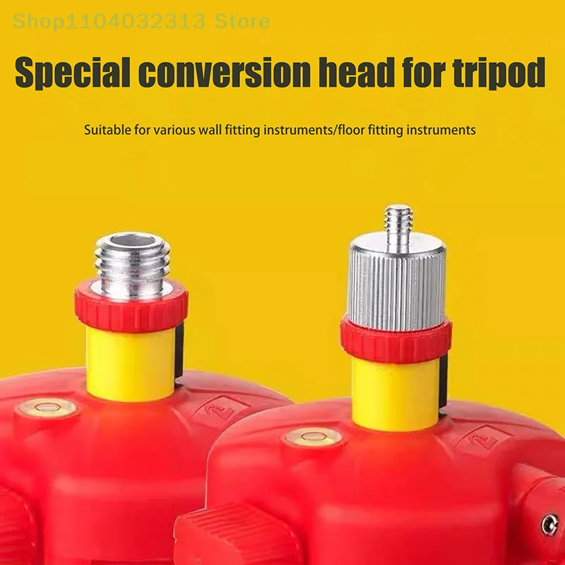 Tripod Adapter Conversion Connector Laser Leveller 5/8in to 1/4in Bracket Accessory - Leveller Tripod Adapter