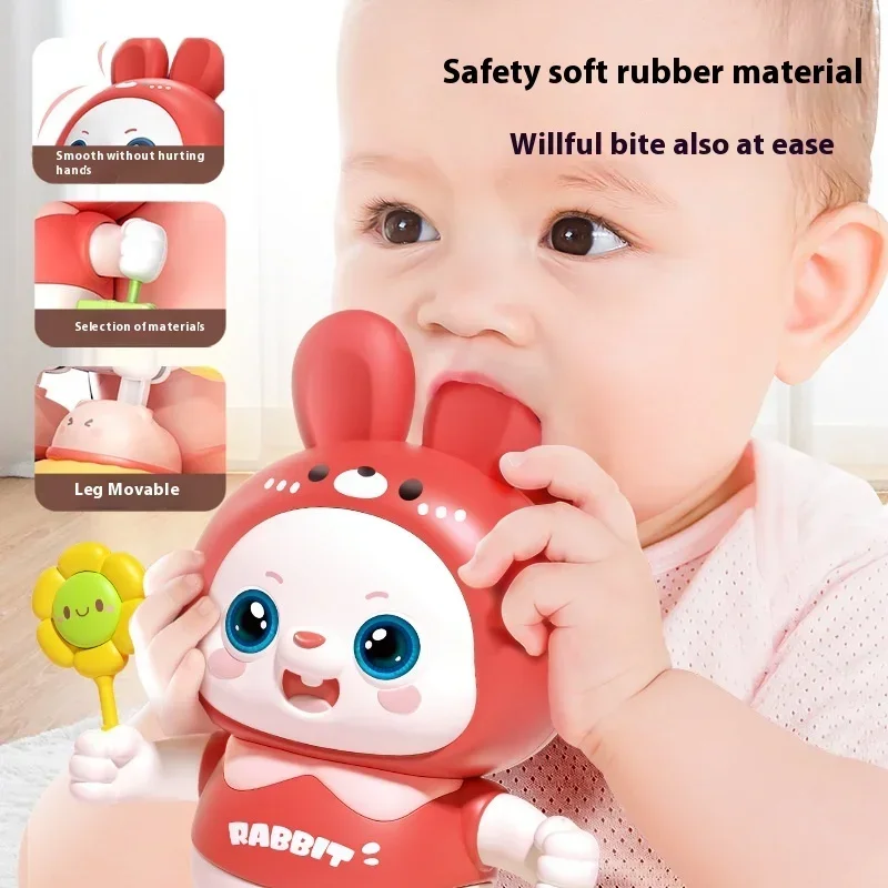 New 48 songs beautiful music baby toy rabbit practice up training artifact electric singing and dancing little lucky rabbit baby