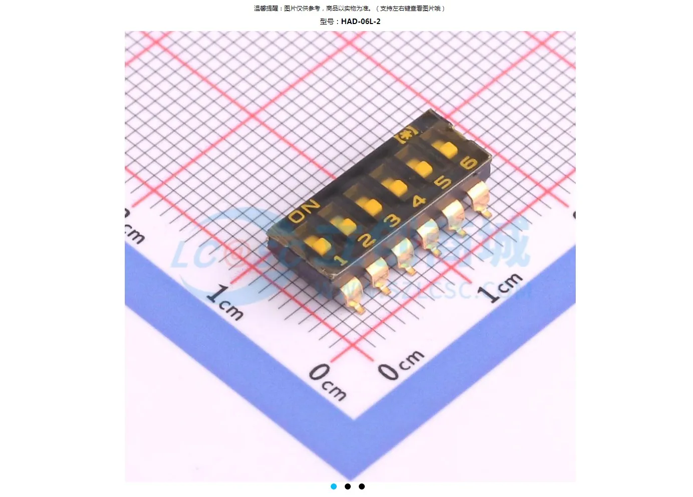 10Pcs/Lot 1.27mm Pitch China Dongwei Original Dial Switch 1/2/3/4/5/7/6/8/9/10/12P Bit Smd Flat Number Switch