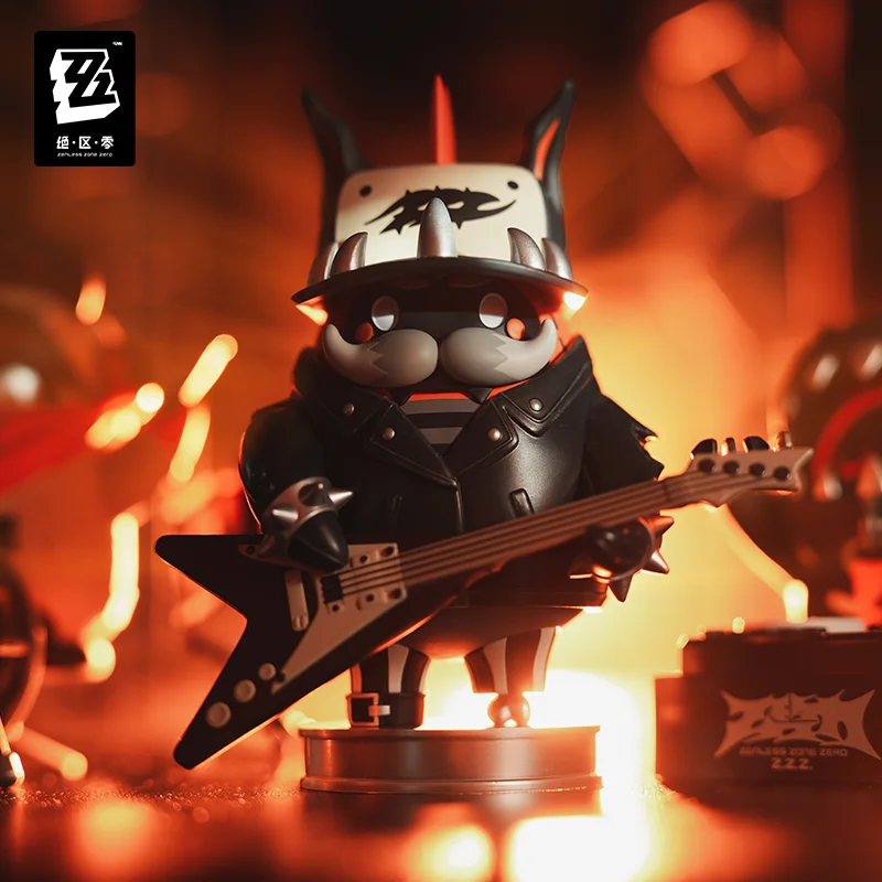 

Genuine Zenless Zone Zero The Bangboo Zzz Zenless Zone Zero Von Lycaon Model Bass Drum Set Figurine Anime Figure Model Toy Gift