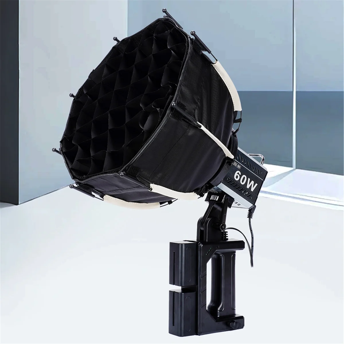 

Y60A 30cm Octagonal Softbox Mini Bowens Mount Quick Release Honeycomb Grid Softbox for ZU60 or M60 COB Fill Light Studio