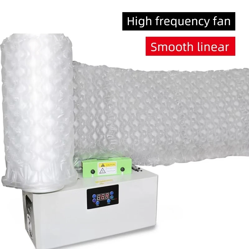 Automatic Air Cushion Machine Bubble Film Inflator Portable Air Pillow Bag Making Machine for Packaging Protection