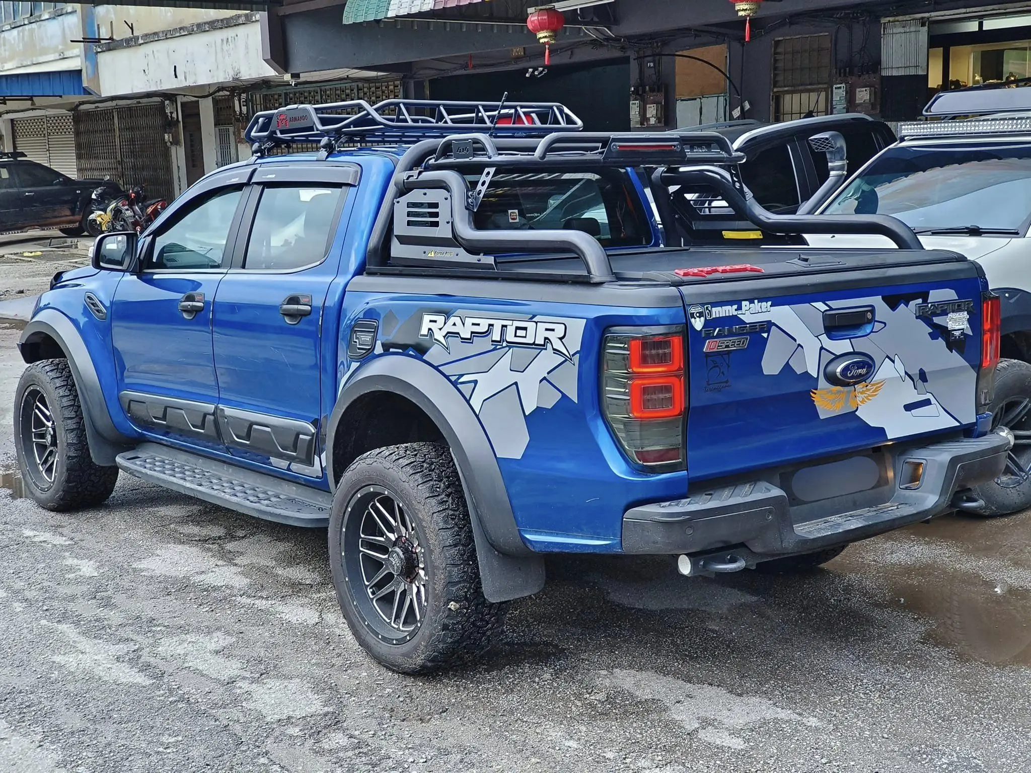 Karosserie verkleidung Seitentür forms chutz, kompatibel mit Ford Ranger Raptor 2014-2017 4x4 Autoteil zubehör – Detail 11
