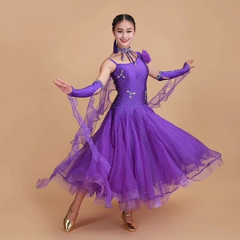 New Modern Dance Performance Dress National Standard Dance Performance Dress Large Display Social Dance Square Dance Competition