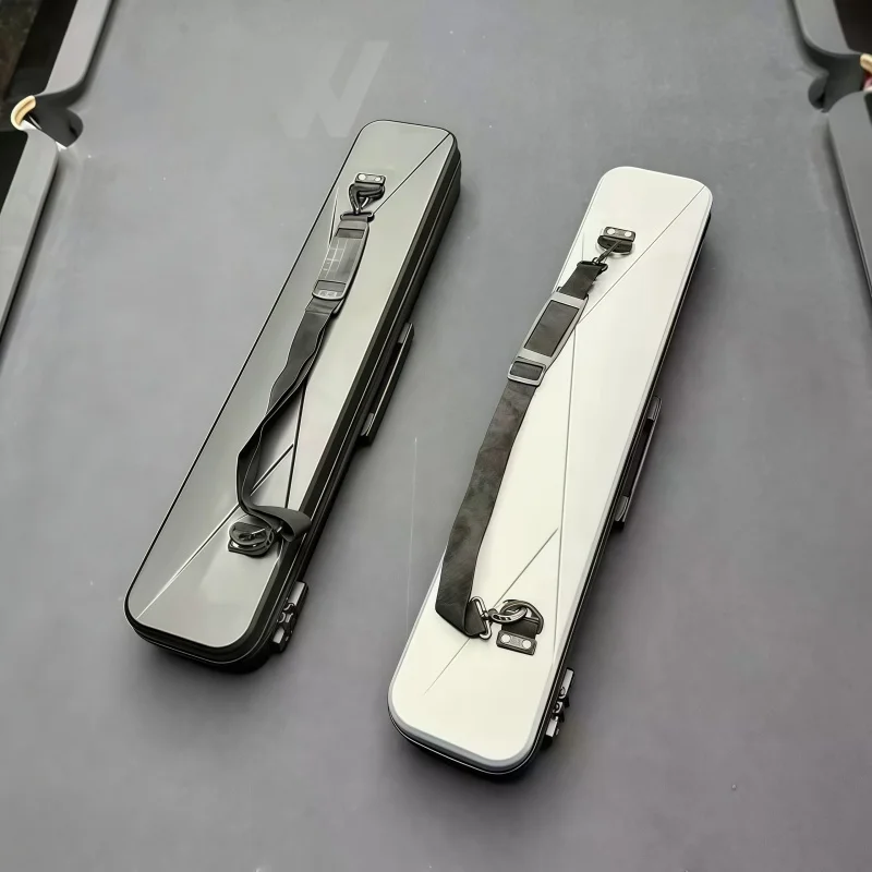 Hard Shell Billiard Cue Case for a 2 Piece Cue Pool Snooker Cue Box with Combination Lock Carry Handle Billiard Accessories Bag