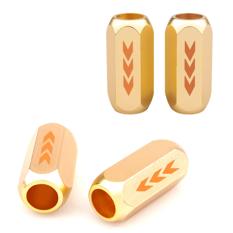 New Pure Copper Gold-plated Straight-through Branching Ring Signal Cable Shield Anti-electronic Interference Audio Connector