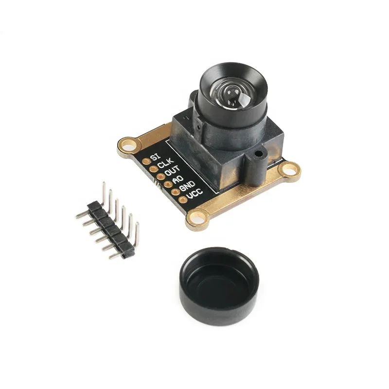 

128X1 Linear CCD Camera Sensor Ultra Wide Angle Lens 120 Degree Black and White Line Tracking Module TSL1401CL