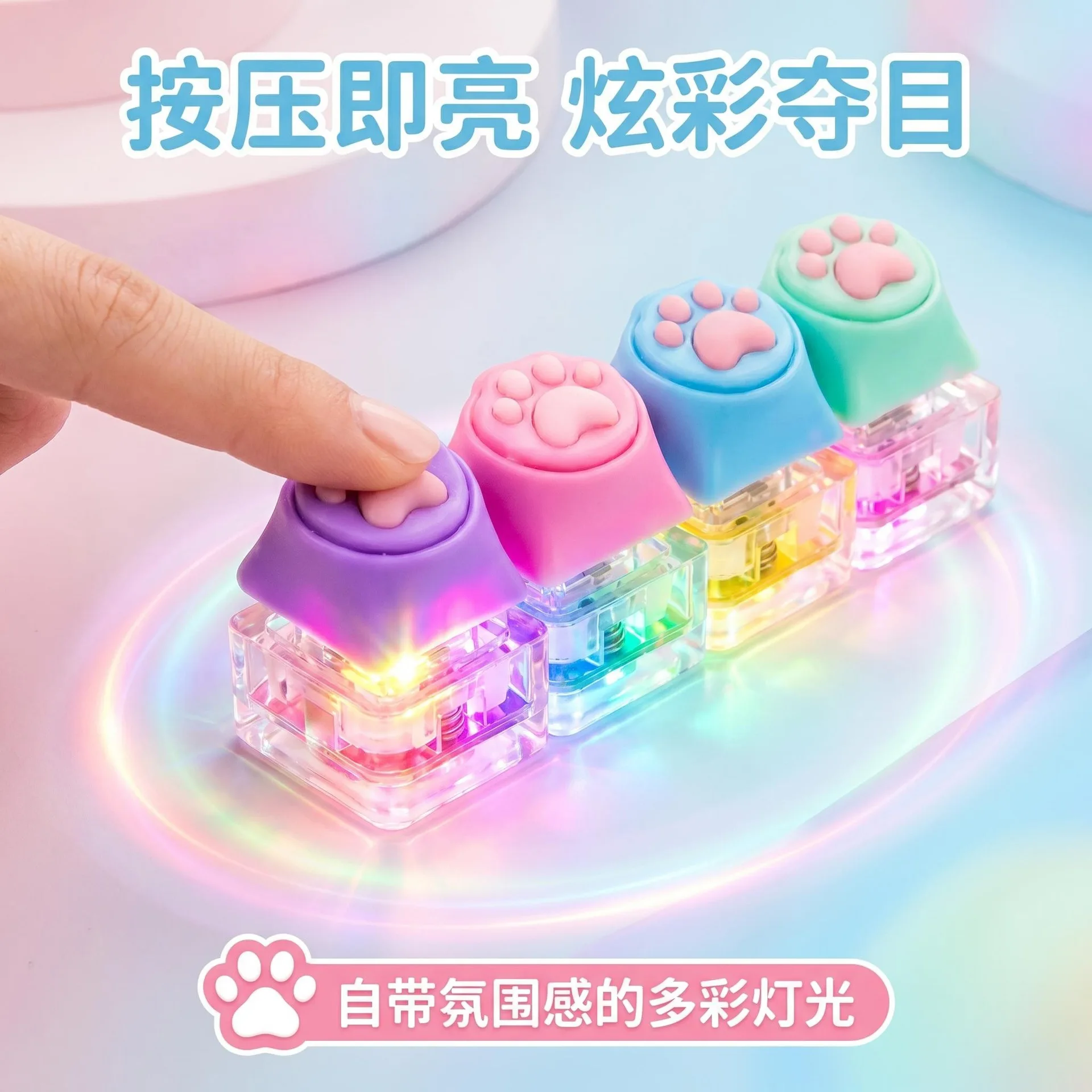New hot LED Keyboard Keychain  - Tech Office Accessories 评论和价格