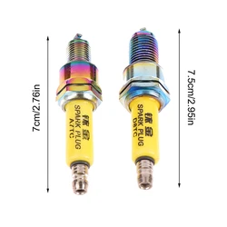 1PC Iridium Spark Plug D8TC/A7TC For Vertical Engine CG Series 125/150/200/250cc Off-road Vehicle Motorcycle Scooter