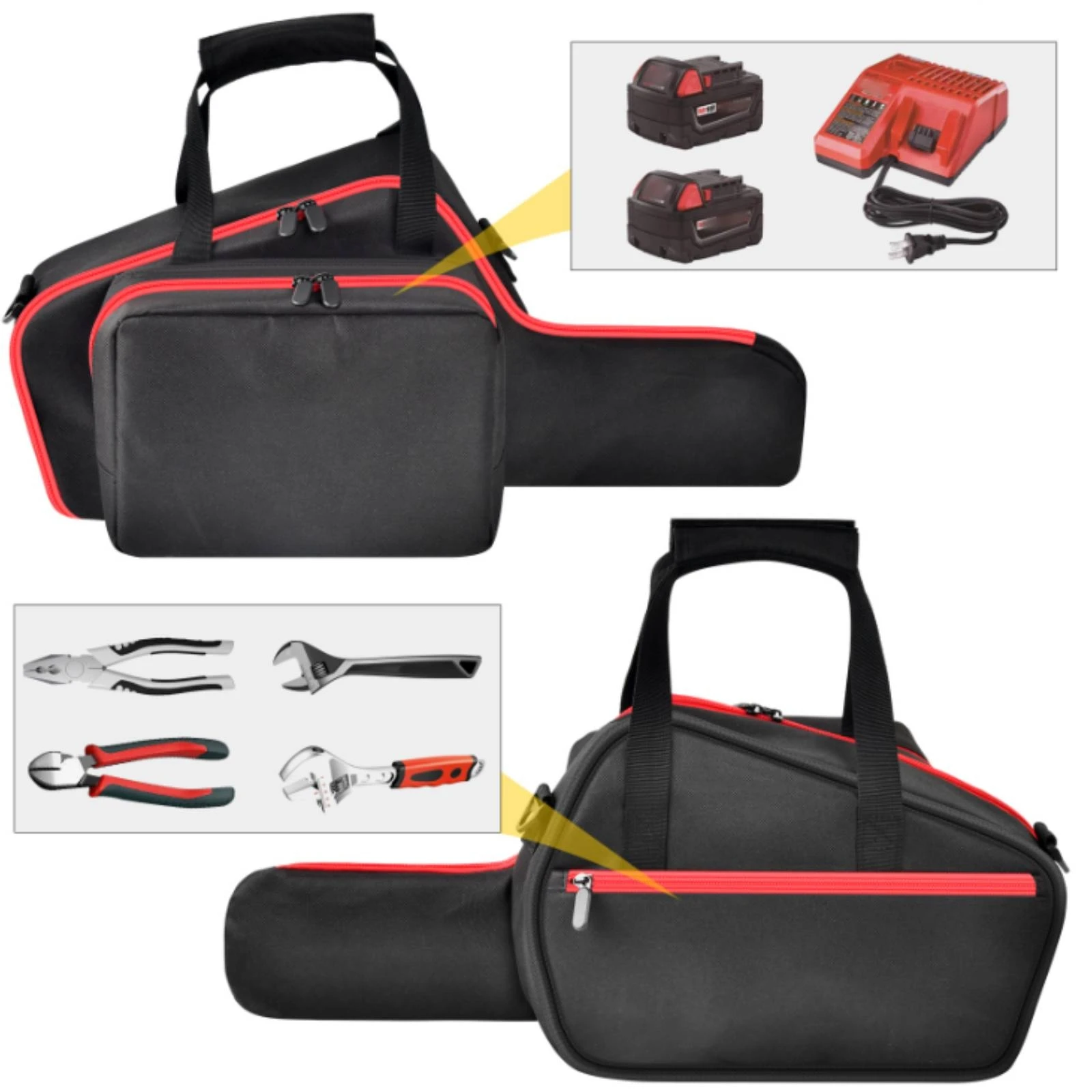 Chainsaw Storage Bag Long-Lasting Chainsaw Carrying Bag with Shoulder Strap Lightweight Heavy-Duty