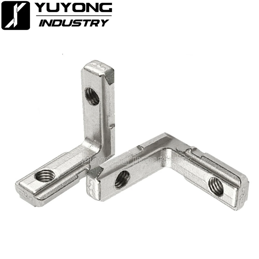 

100pcs/lot wholesale V-slot/T slot 90 degree inside hidden corner bracket for 3D Printer V-slot / T slot Linear Rail