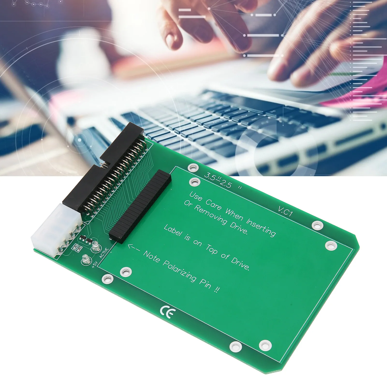SATA  SDD 44Pin IDE Converter Card Easy Installation CF To IDE Stability Hard Disk Adapter Card Converter for Desktop PC