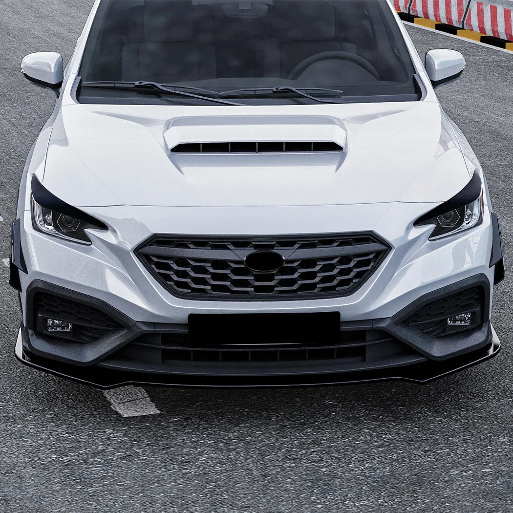 v1 Performance Front Bumper Lip Splitter for Subaru WRX STI GT 2022 2023 2024 Spoiler Diffuser Body Kit Tuning ABS with UV Coat