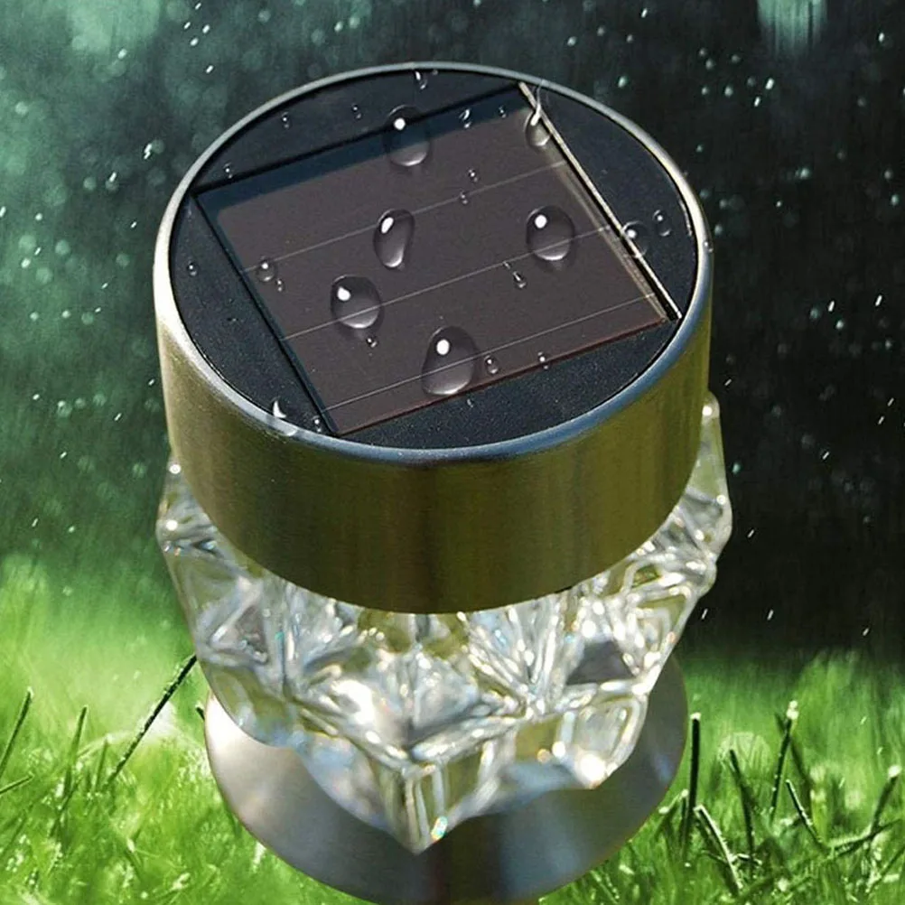 

Solar Lights for outside Patio Outdoor Waterproof Lawn Lamp Yard Stainless Steel