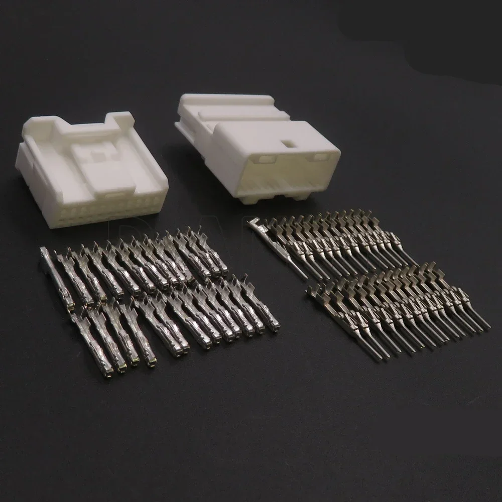 1 Set 22 Way Car Navigation Socket Auto Reversing Mirror Cable Connector 6098-3885 7283-4578 AC Assembly Auto Audio Wiring Plug