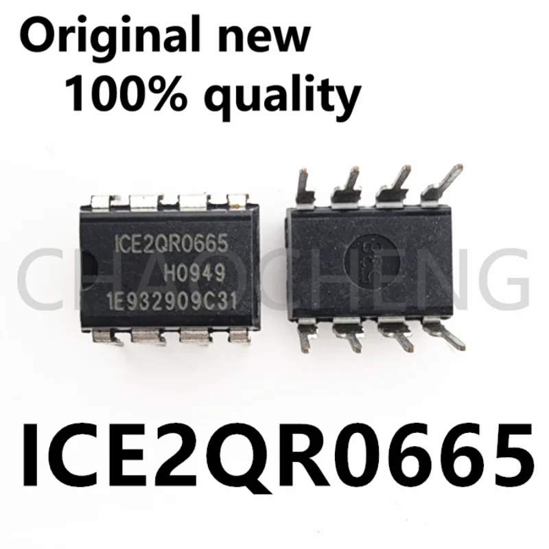 ICE2QR0665 DIP-8 Chipset, 100% Original, Novo, 5-10Pcs