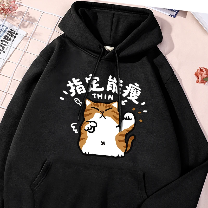 Designated Thin Print Male Hoodies Vintage Creativty Sweatshirts Fashion Oversized Fleece Sportwear Classic Simple Comfy Clothes