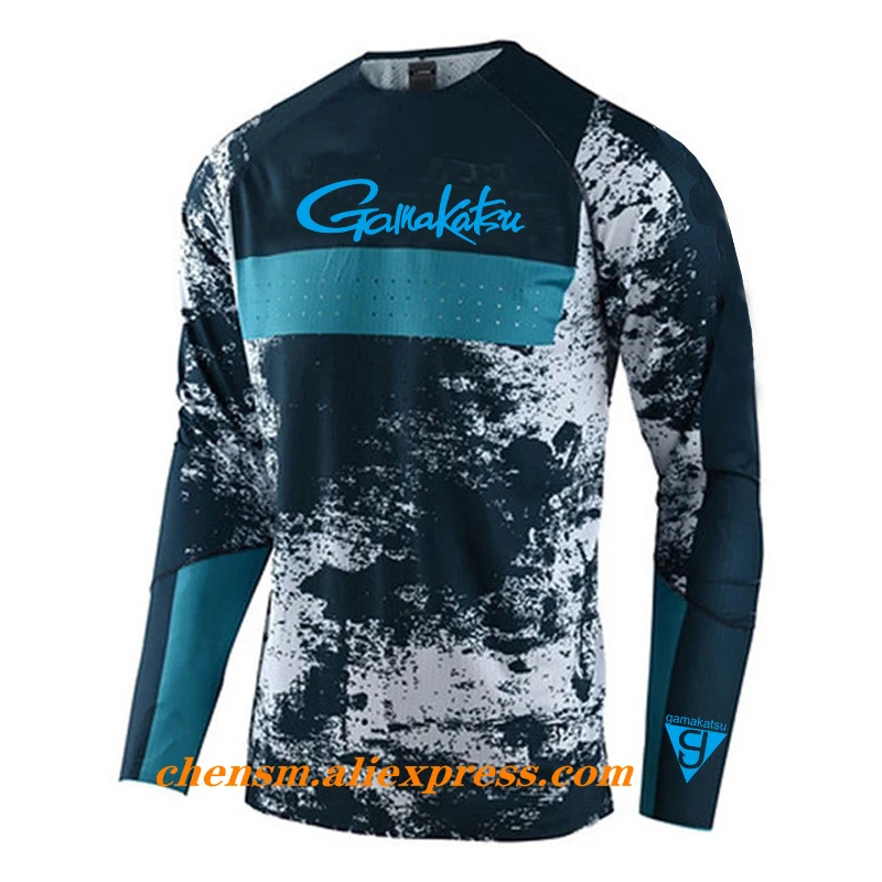 New 2024 Fishing Clothing Long Sleeve Camping Hiking Cycling T Shirt Anti UV Fishing Clothes Quick Drying Jerseys