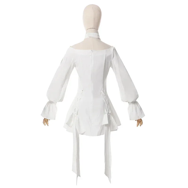 

CyFF14 Ryne Minfilia Cosplay Costume 2022 FINAL FANTASY XIV White Cute Lace Dress Game Cosplay Women Christmas Party New