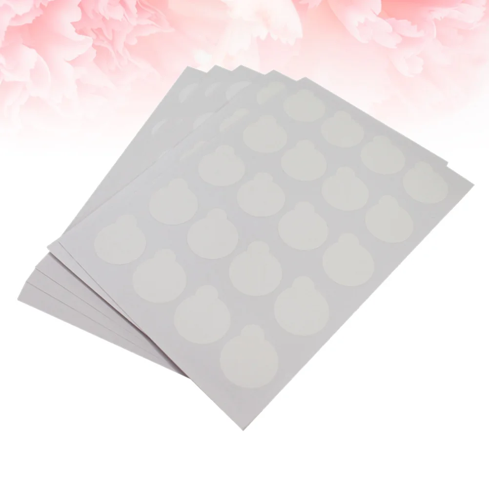 100 Stuks Wegwerp Wimper Lijm Pad Stickers Herbruikbare Make-Up Tool Voor Uitlopende Wimpers Extension Pakking Lijm Houder
