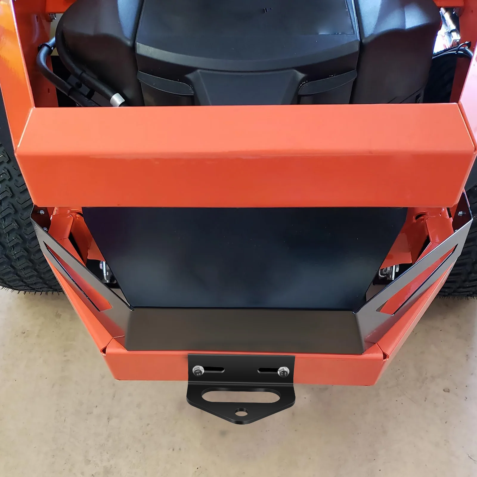 

Lawn Duty Trailer Kit Black Color Part Zero Turn Hitch Mower Accessories Accessories Tow Hitch Mount Mower Part