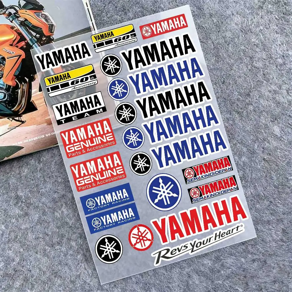 

For Yamaha Reflective Motorcycle Stickers, 3M Safety Warning At Night In The Dark Scooter Helmets