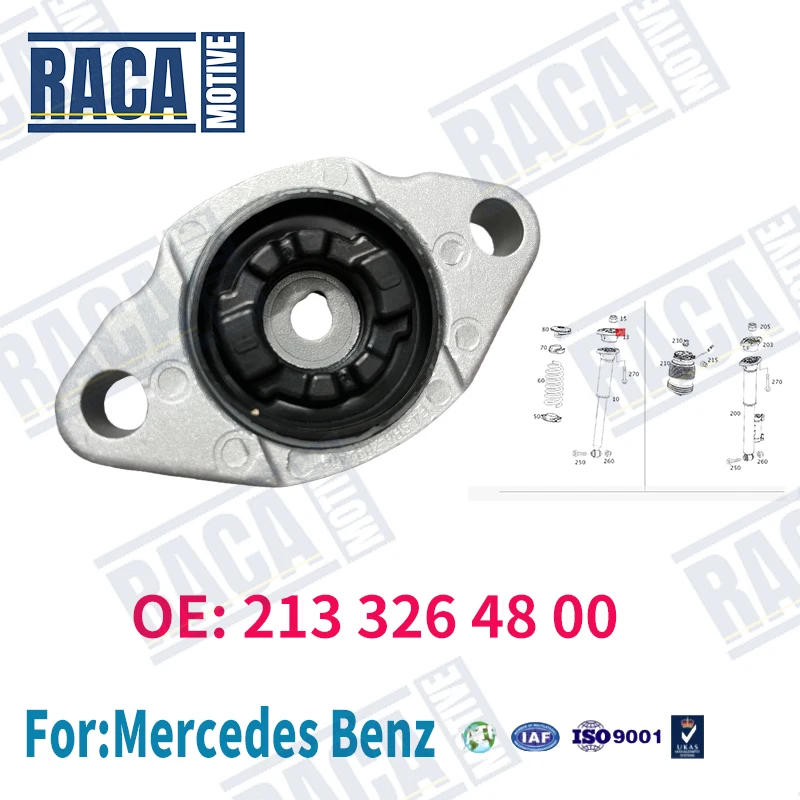 

For Mercedes Benz W205 C160 C180 C200 C250 C300 W213 E200 E260 E220 E300 W253 GLC260 GLC300 Rear Shock Absorber Mount 2133264800