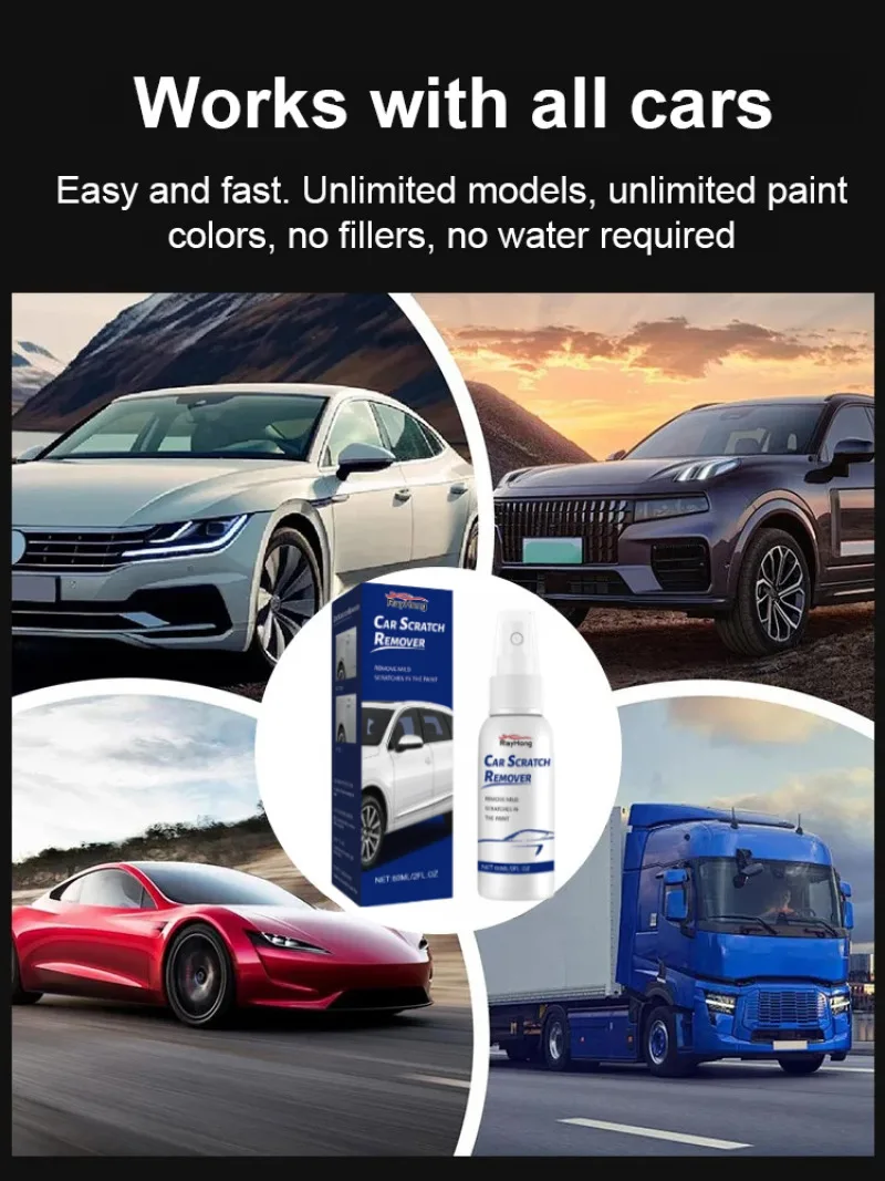 Car Scratch Repair Spray Polishing Care Spray Cleaning Paint Refinishing Refinishing Car Paintwork