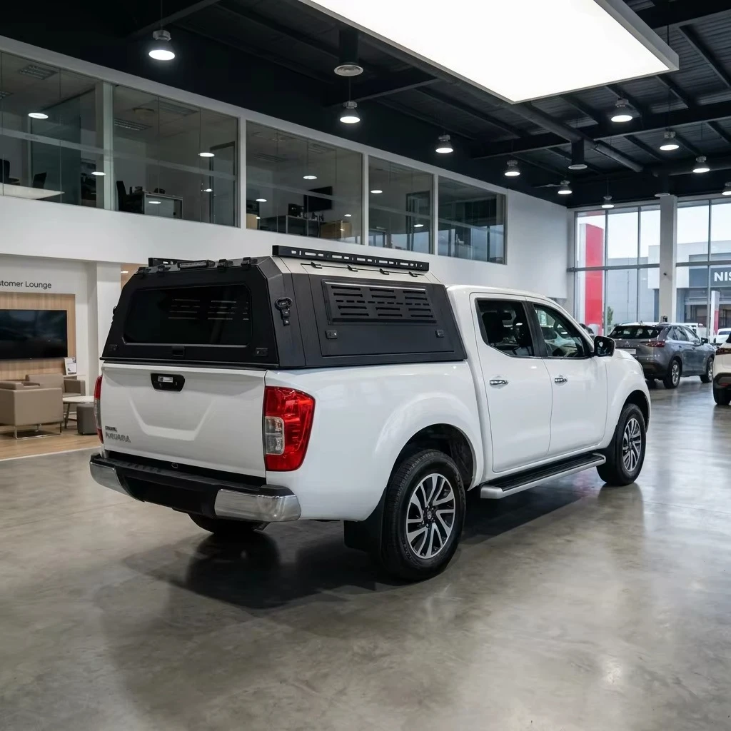 2026 Nissan Navara Heavy Duty Aluminum Alloy Waterproof 3-Door High Roof Pickup Truck Canopy Hardtop Topper Cap CamperShell 2