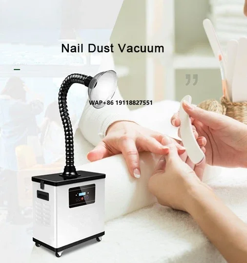 

210w Adjustable Speed Professional Lightweight Nail Dust Collector Silent Nail Beauty Salon H13 Industry Purifier
