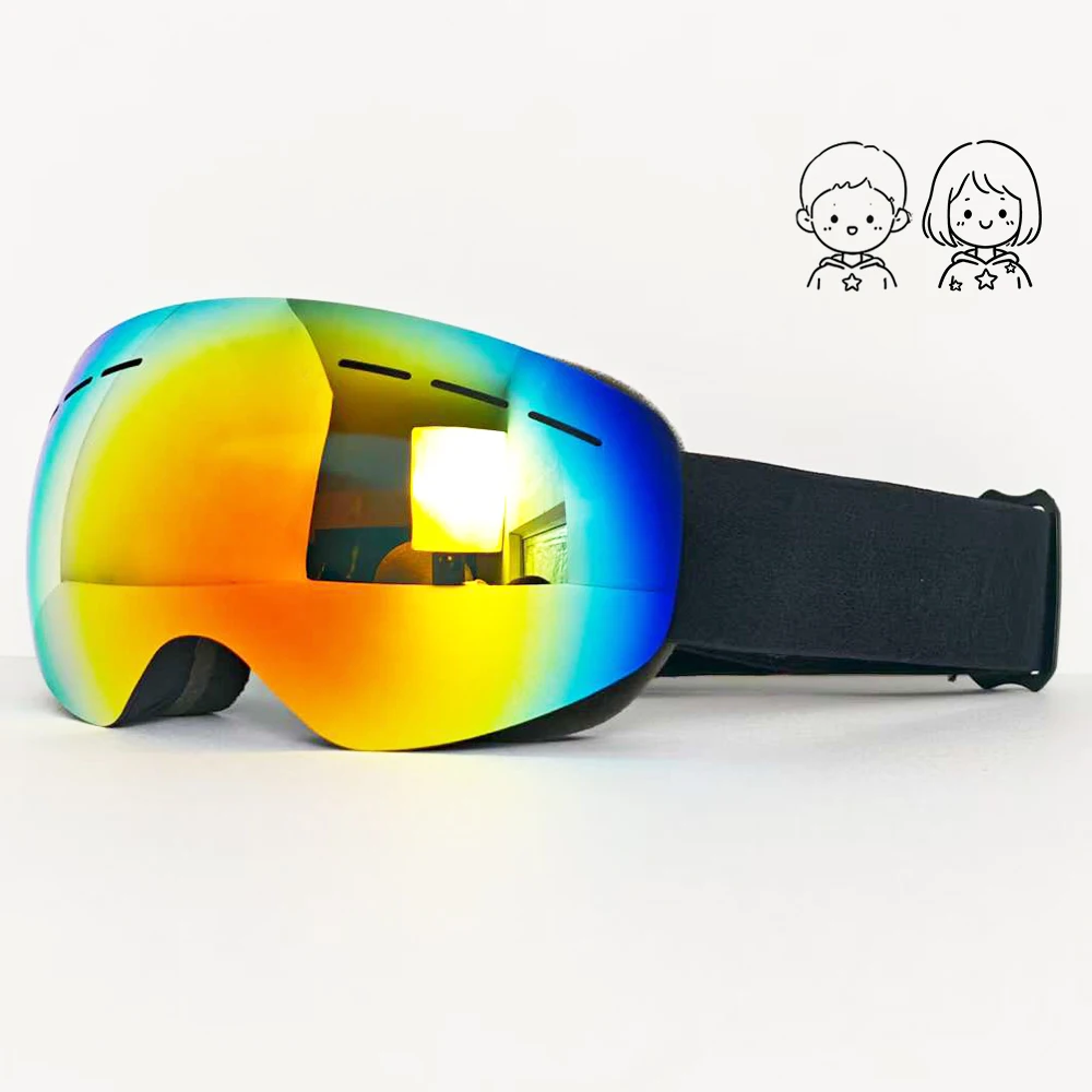 

Children Winter Skiing Essential Ski Goggles Breathable Windproof High Definition Lens Snowmobile Outdoor Sports Skiing Glasses