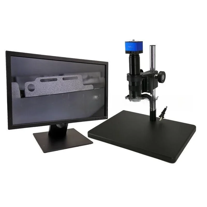 High-resolution video inspection microscope