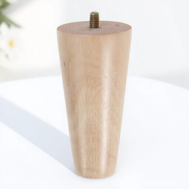 

4Pcs Wooden Sofa Support Legs Heavy Duty Furniture Feet for Living Room Office Sturdy Natural Wood Replacement Legs Set