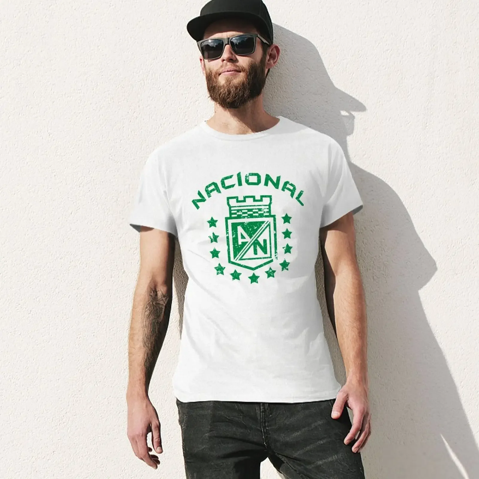 Atletico Nacional Medellin Colombia Camiseta Tshirt futbol T-Shirt plus size tops cute clothes shirts graphic tees men clothes