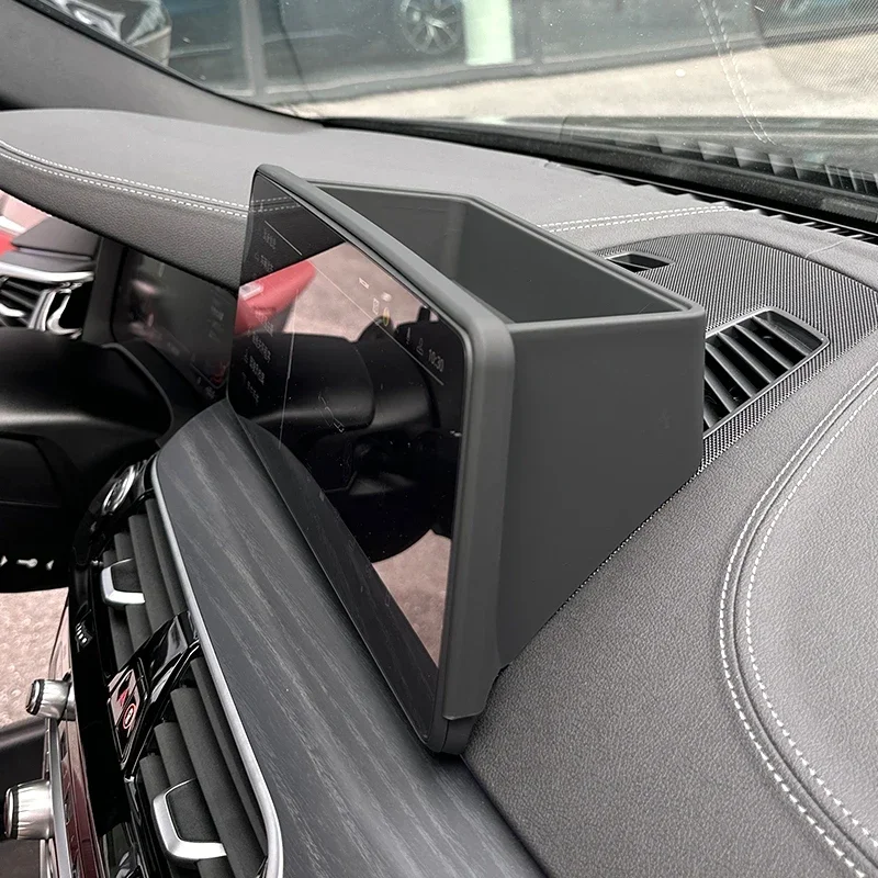 

For BMW 5 Series G30 2018-23 ABS Car Navigation Screen Rear Storage Box Armrest Sundries Organizer Box Interior Car Accessories