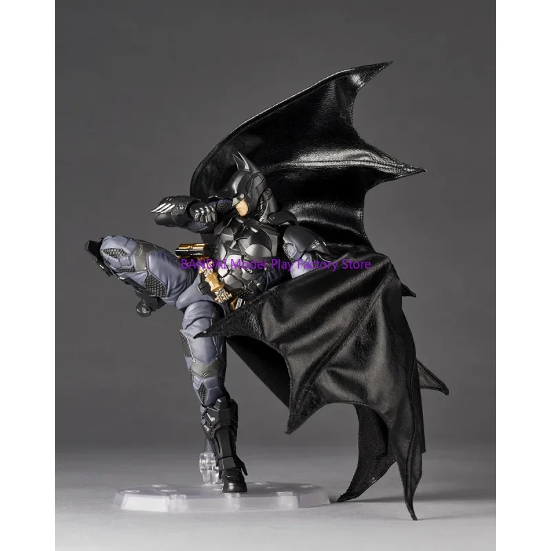 

Original Kaiyodo Batman Arkham Knight Amazing Yamaguchi Revoltech NR038 Batman In Stock Anime Action Collection Figure Model Toy
