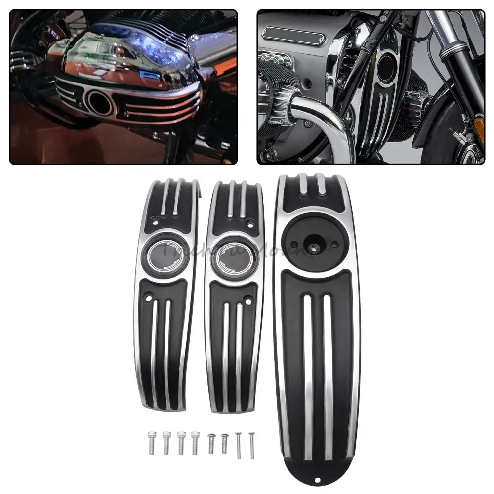 

Motorcycle Cylinder Head Protector Engine Housing Trim Cover Fit For BMW R18 Classic Roctane 100 Years R18B R18 Transcontinental