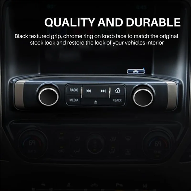 

10 Pairs Rear Radio Audio Volume Control Knob For Chevy Tahoe Silverado Gmc Acadia Sierra 07-13 22912547
