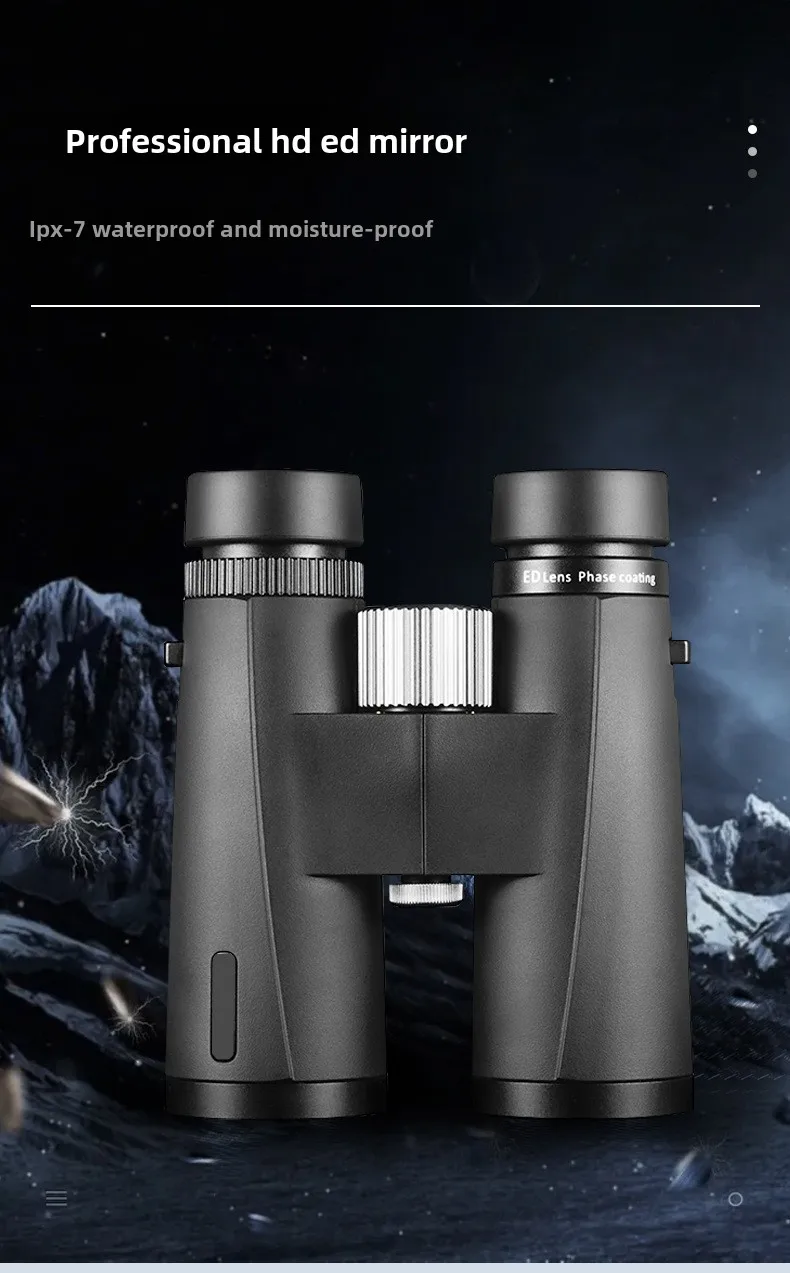 12X50 Binocular ED Nitrogen-filled Waterproof High Definition Telescope 10X42 Professional Bee Hunting Telescope