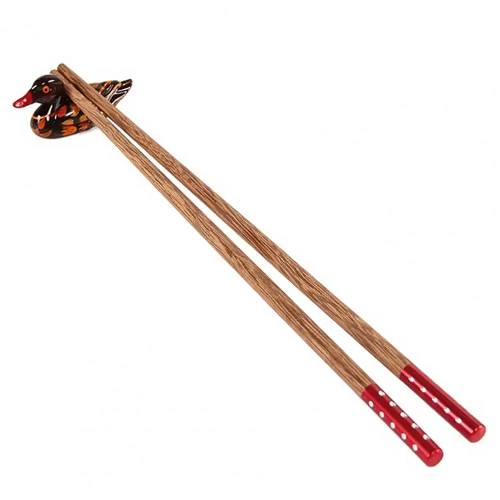1 Pair Wooden Chopsticks Practical Lightweight Chinese Chopsticks Multifunction Wooden Lettering Food Chopsticks Daily Use