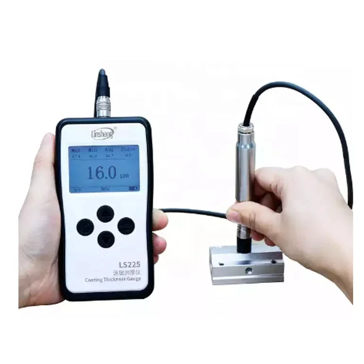 LS225+F500 Paint Gauge Plating Thickness Tester for Screws Bolts Coating Thickness