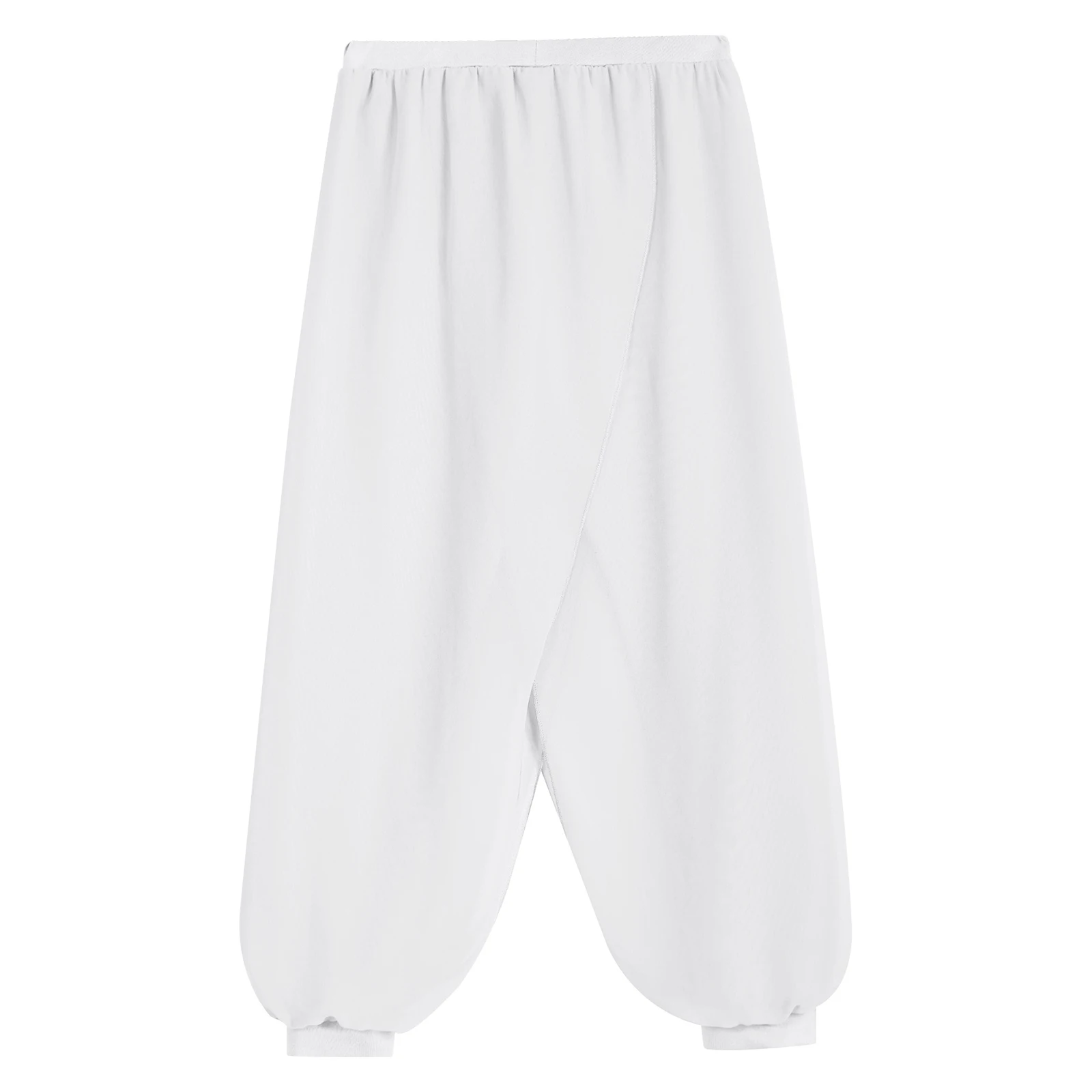 Indische Tanzhose für Kinder und Mädchen, weicher Satin, weites Bein, Pumphose, Ballsaal, Bauchtanzhose für Halloween, Karneval, Tanzaufführung – Detail 31