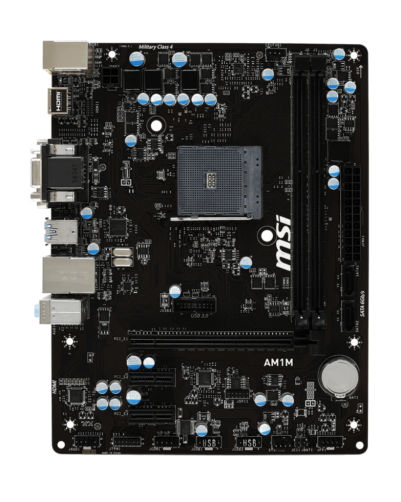 MSI AM1M Motherboard Socket AM1 AM1 DDR3 1333/1600  32G support Athlon X4 550 5350 5150 3850 cpu