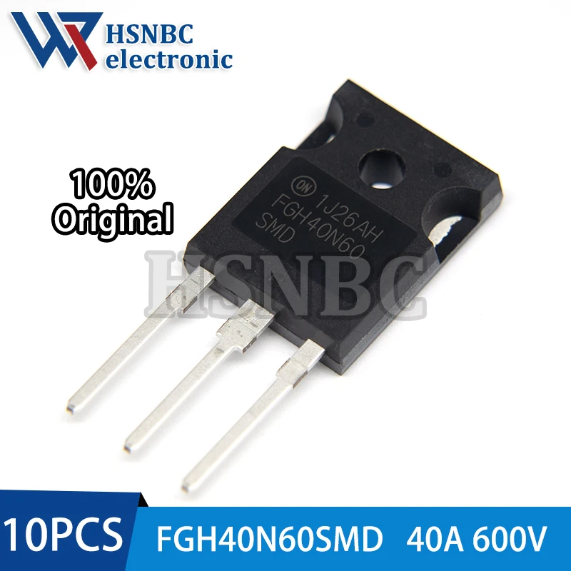 

10PCS FGH40N60SMD 40N60 FGH40N60 TO-247 40A 600V IGBT Power Transistor 100% New Original