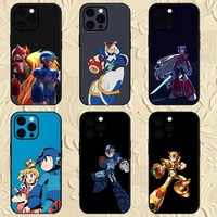 Rockman Megaman Game  Phone Case For iPhone Mini 11 12 13 14 15 Pro XS Max X Plus SE XR Shell