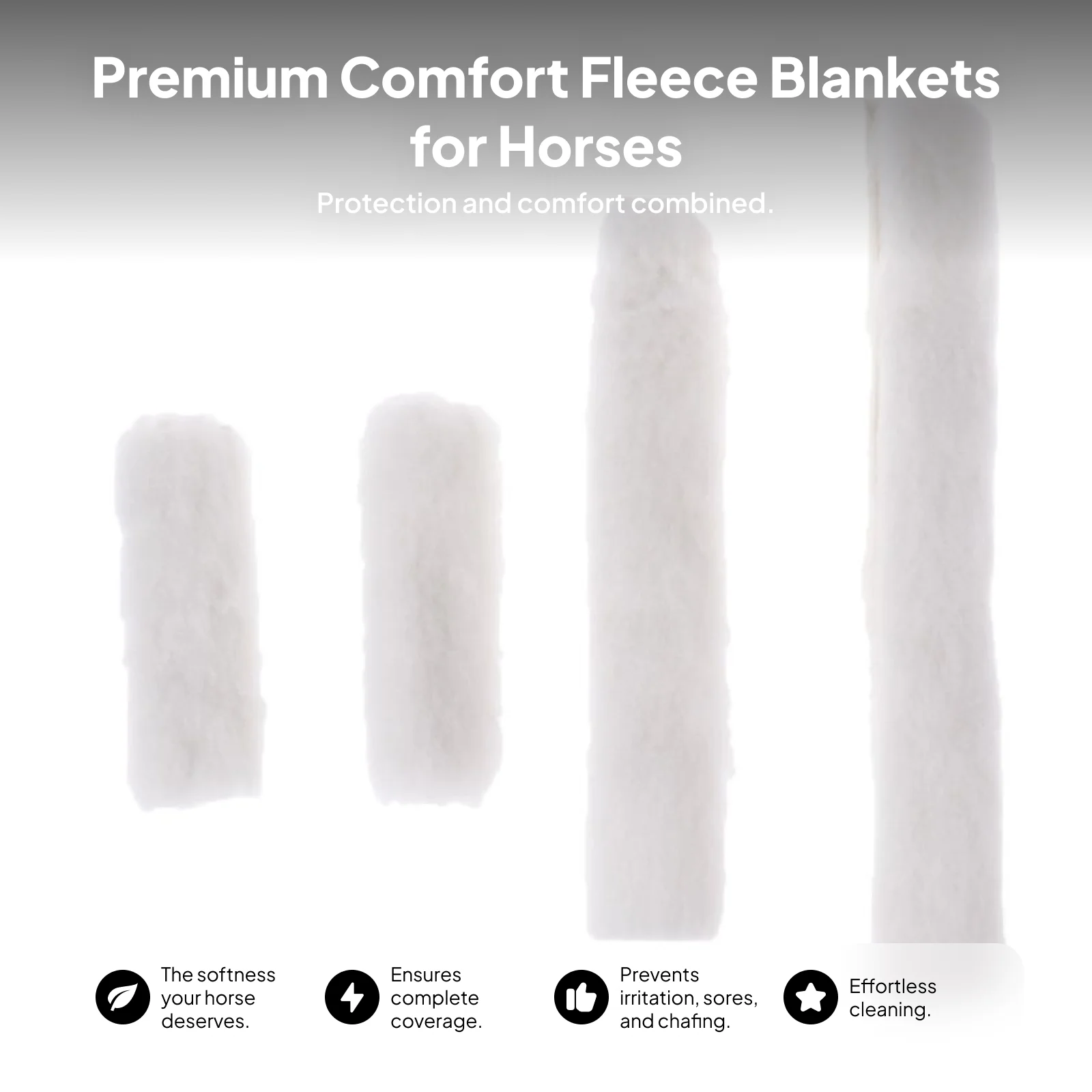 Muzzle Fleece Cover for Horse Soft Noseband Padding Equestrian Accessories for Halter Bridle Rub Protection During Riding